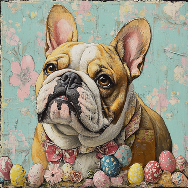 Dog Sign, English Bulldog Sign, DCO-12954, Sign For Wreath, 10x10